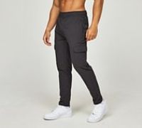 Brave Soul Stretch Woven Cargo Pant - Grey - Size XS