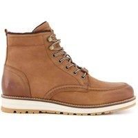 Dune Mens CRANNES Casual Lace Up Hiker Boots Size UK 7 Flat Heel Tan