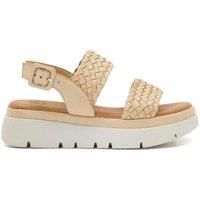 Dune Ladies LORRIS Flatform Sandals Size UK 8 Platform Heel Flat Sandals