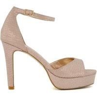 Dune London Ladies MADILYN Platform Sole Sandals Size UK 8 Platform Heel Heeled Sandals