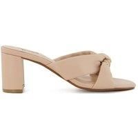 Dune Ladies MADDEN Knot-Strap Block-Heel Sandals Size UK 3 Block Heel Heeled Sandals