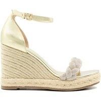 Dune Ladies Women/'s KINGDOM Diamante-Strap Wedge-Heel Sandals Size UK 8 Gold Wedge Heel Wedges