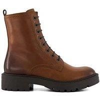 Dune London Press Leather Cleated Hiker Boot - Tan