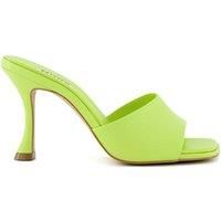 Dune Ladies Women/'s Magazine Flared-Heel Open-Toe Mules Size UK 4 Lime Green Flared Heel Mules