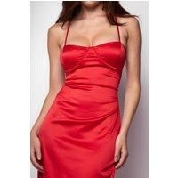 Rita-O Lace Up Corset Maxi Dress