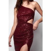 Jeya Sequin One Shoulder dress