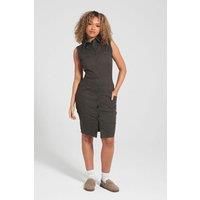 Bench Womens Menti Dress - Khaki Green / UK 14