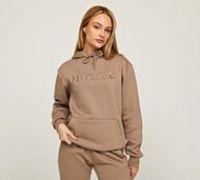 Nicce Womens Ersa Embroidered Hoodie - Brown - Size XS