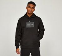 Nicce Repeater Box Print Hoodie - Black - Size S