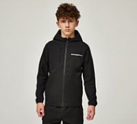 Nicce Junior Praxis Woven Hoodie - Black - Size XL/B