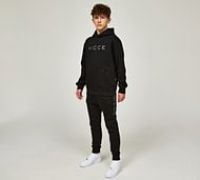 Nicce Junior Mercury Fleece Tracksuit - Black - Size M/B