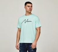 Nicce Paynton Script Logo T-Shirt - Green - Size L
