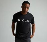 Nicce Ryot Logo T-Shirt - Black - Size M