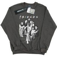 Absolute Cult Friends Women/'s Group Stairs Sweatshirt Charcoal Small