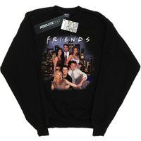 Absolute Cult Friends Women/'s Homage Group Photo Sweatshirt Black Small