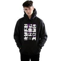 Disney Men's Nightmare Before Christmas Many Faces Of Jack Squares Hoodie
