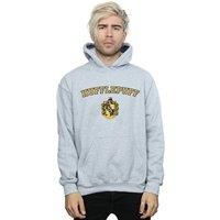 Harry Potter Men's Hufflepuff Crest Hoodie in Grey | Size: 4XL