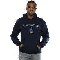 Harry Potter Men's Ravenclaw Crest Hoodie in Navy | Size: Small