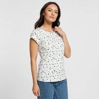 Peter Storm Women's Ditsy Print Short Sleeved Tee, Cream
