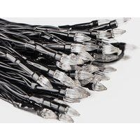 HI-GEAR Solar Powered 50 Warm White LED String Lights, Outdoor String Lighting, Garden Lighting, Camping Lights, Solar Powered Outdoor Lighting, 11.79m, White, One Size