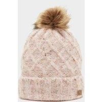 Brasher Women's Luxury Knit Pom Hat, Pink