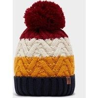 The Edge Men's Gavin Stripe Bobble Hat, Multi Coloured