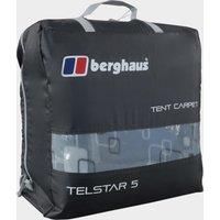 Berghaus Telstar 5 Tent Carpet, Triple Layered Insulating Tent Carpet, Luxuriously Soft Tent Carpet, Tent Accessories, Camping Equipment, Grey, One Size