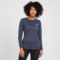 OEX Women/'s Breeze Long Sleeve Baselayer Top with Polygiene(R) Stays Fresh Technology, Women/'s Athletic Baselayer Top, Women/'s Activewear, Navy, 20