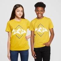 Berghaus Kids' Diamond Mountain T-Shirt, Yellow