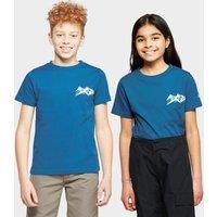 Berghaus Kids' Small Side Mountain T-Shirt, Blue
