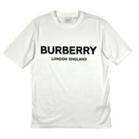BURBERRY Letchford Cotton White Short Sleeve T-Shirt XXS NEW RRP 350