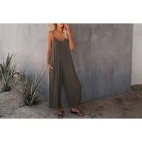 Minimal Pocket Jumpsuit In 6 Sizes And 12 Colours - Orange