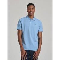 Beverly Hills Polo Club Men's POLO PONY POLO SHIRT SKY in Blue | Size: Medium