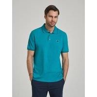 Beverly Hills Polo Club Men's TIPPED POLO PONY POLO SHIRT TEAL in Green | Size: Small