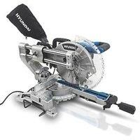 Hyundai 2000W Electric Mitre Saw with 255mm Blade, 230V with 3 Year Warranty
