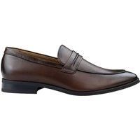 Men's Loafers Shoes Leather Lined Formal Shoe Black Brown