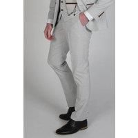 Paul Andrew Mark - Men/'s Beige Check Trouser - Beige 40