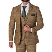 Paul Andrew Harris - Men's Brown 3 Piece Tweed Suit