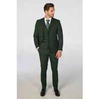 Paul Andrew Leo - Men's Green 3 Piece Checked Suit