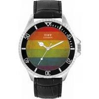 Toff London 42mm Pride Vintage Rainbow Watch