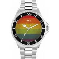 Toff London 42mm Pride Vintage Rainbow Watch