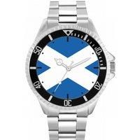 Toff London Mens Scotland Flag Watch