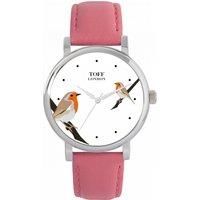 Toff London Ladies Robins Bird Watch