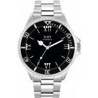 Toff London Mens Black Darts Batons Watch