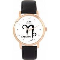 Toff London Ladies White Capricorn Watch