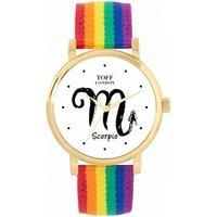 Toff London Ladies White Scorpio Watch
