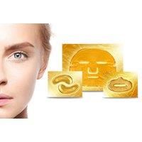 25 Gold Collagen Hyaluronic Crystal Masks - Face, Eyes & Lips