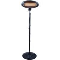 2Kw Adjustable Electric Patio Heater - Freestanding Or Wall Mounted!