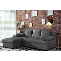 Toledo Corner Sofa Bed - 2 Colours! - Black