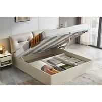 Ottoman Storage Bed - Upholstered Faux Leather